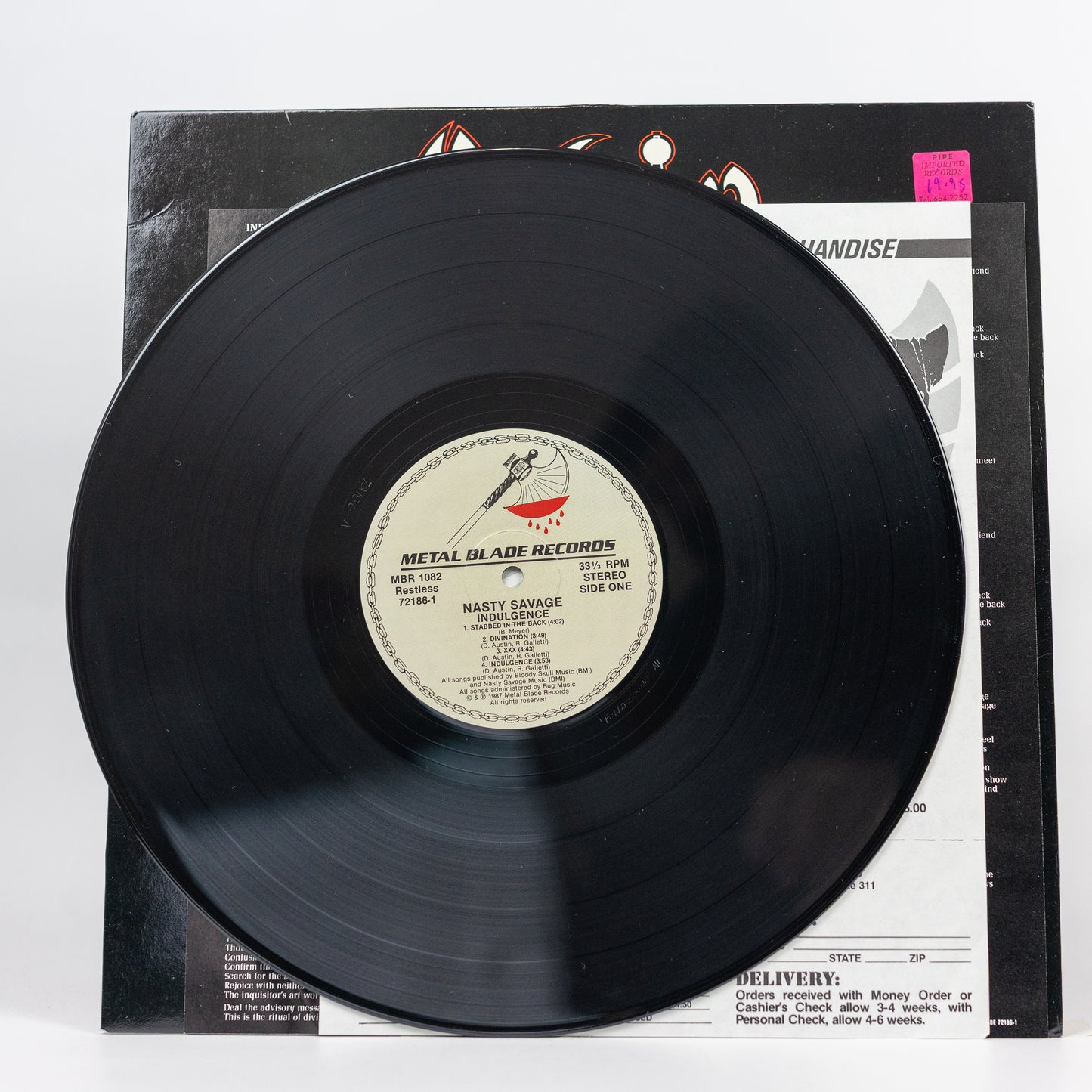 Nasty Savage – Indulgence - 1987
