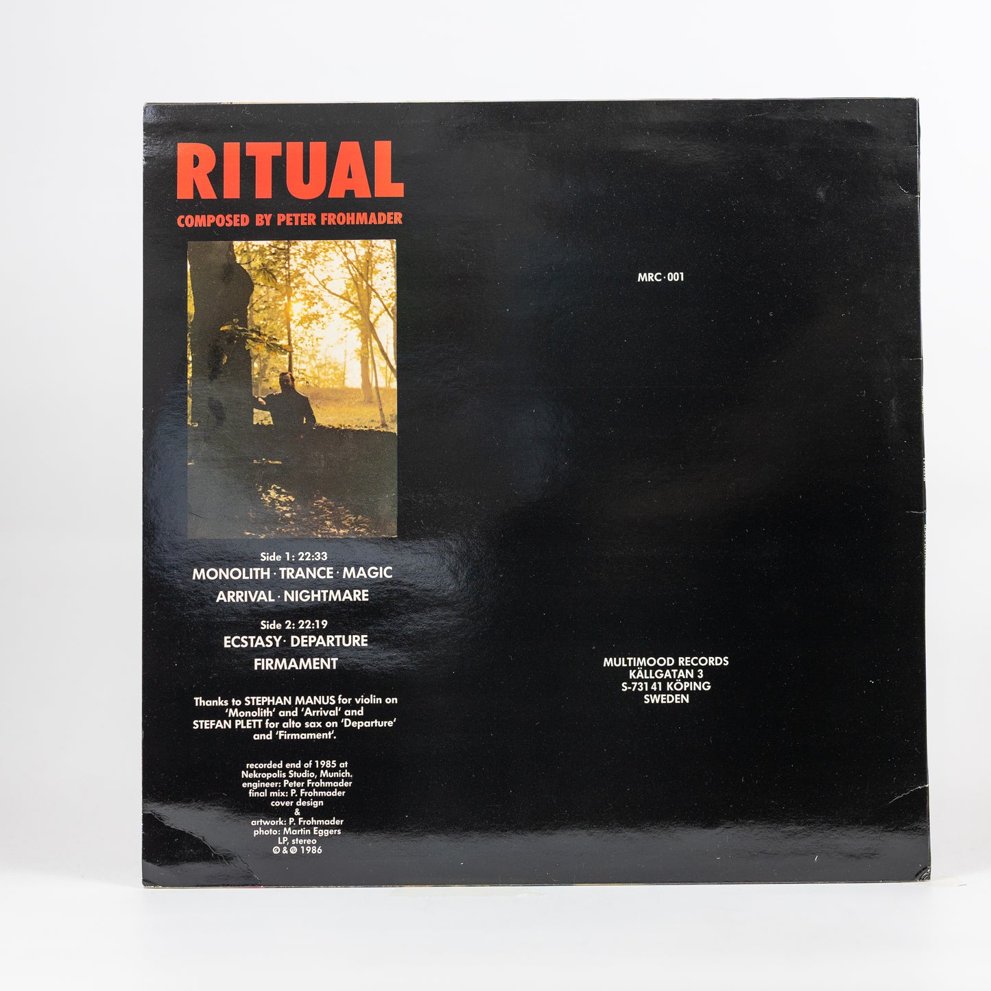 Peter Frohmader – Ritual - 1986