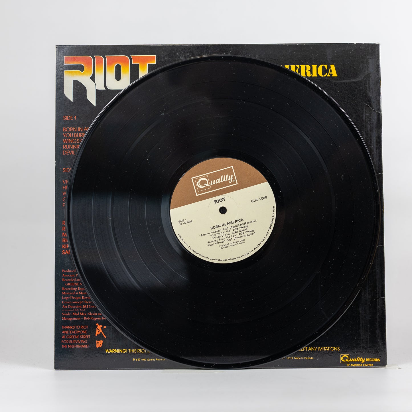 Riot – Born In America - 1983