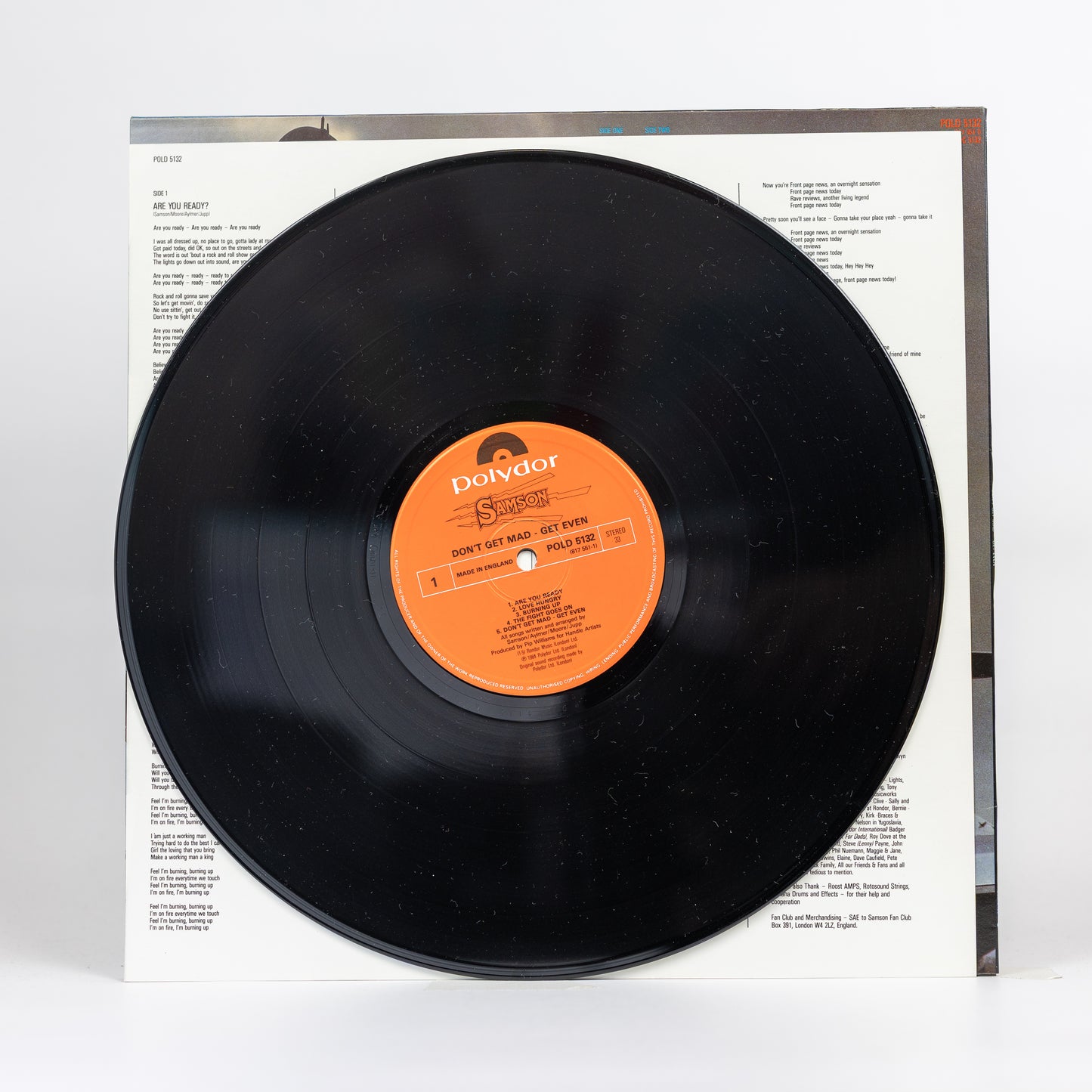 Samson – Don't Get Mad - Get Even - 1984
