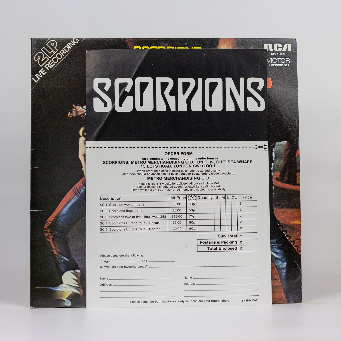 Scorpions – Tokyo Tapes - 1978
