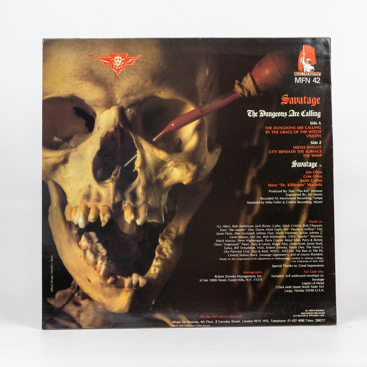 Savatage – The Dungeons Are Calling - 1985
