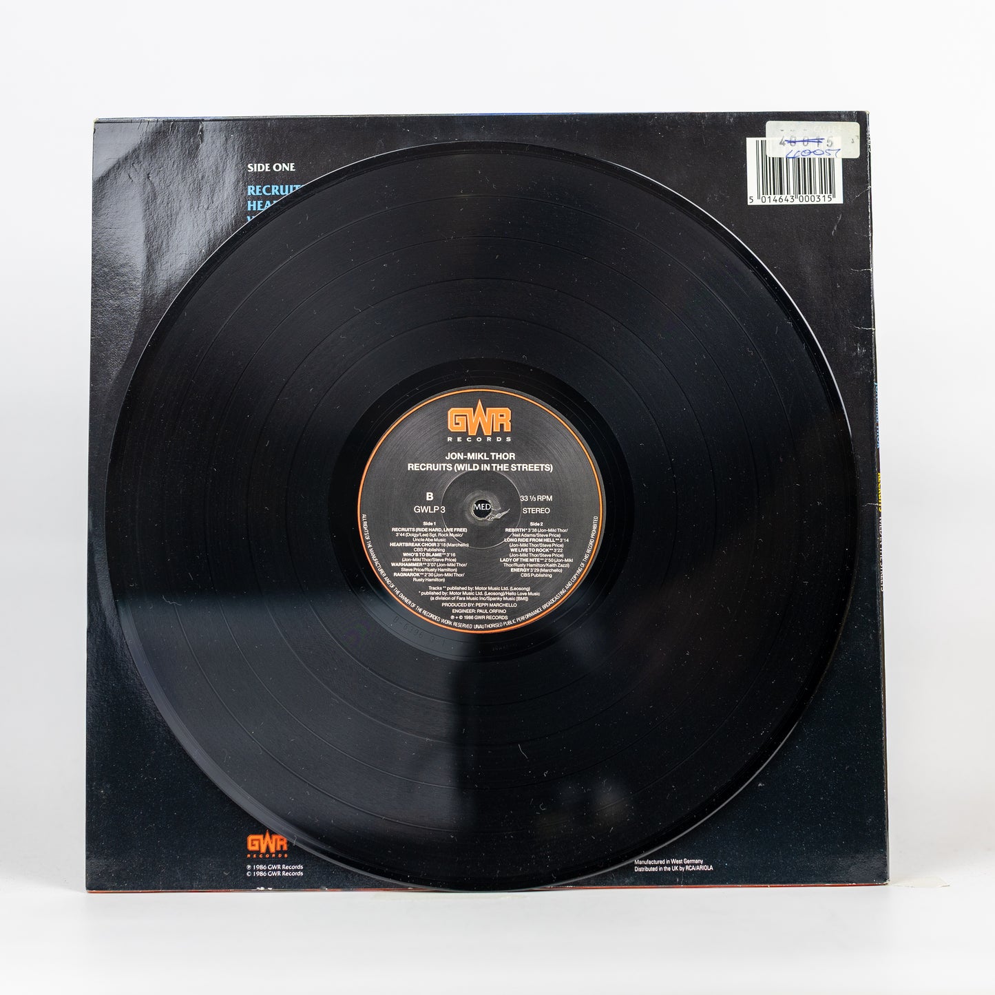 Thor - Jon-Mikl Thor – Recruits Wild In The Streets - 1986