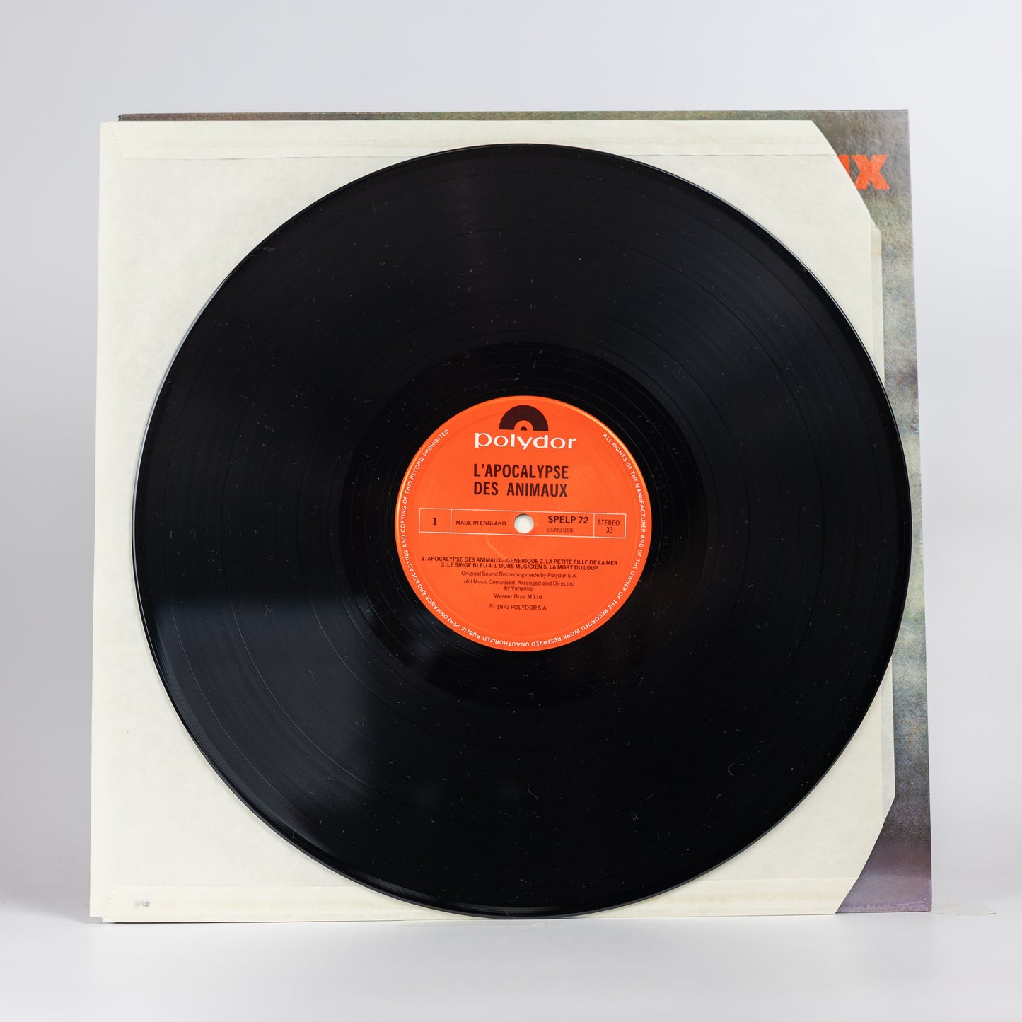 Vangelis – L'Apocalypse Des Animaux (Original Music From The Film By Frederic Rossif)