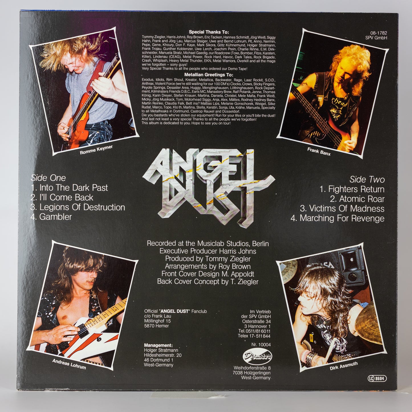 Angel Dust – Into The Dark Past - 1986