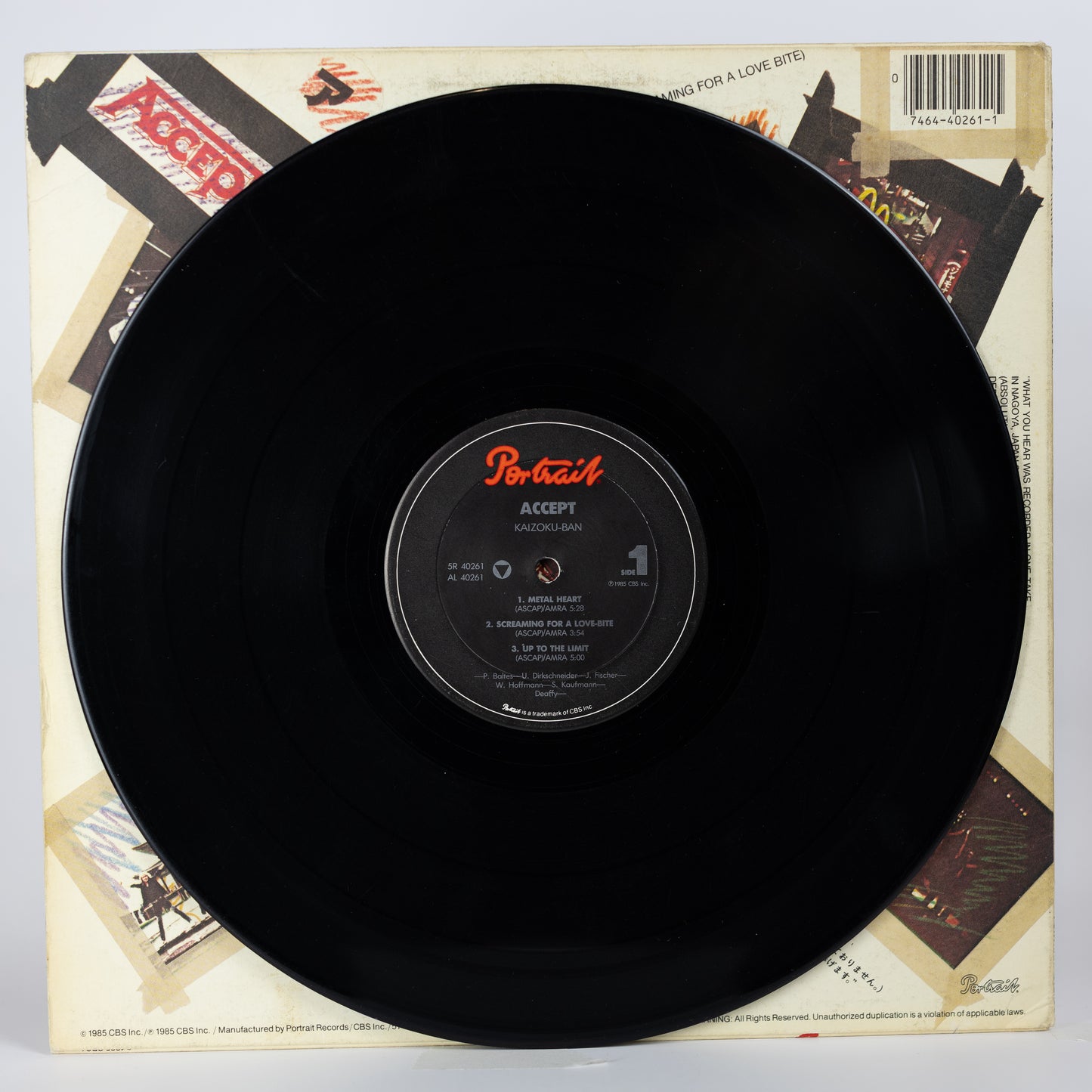 Accept – Kaizoku-Ban - 1985