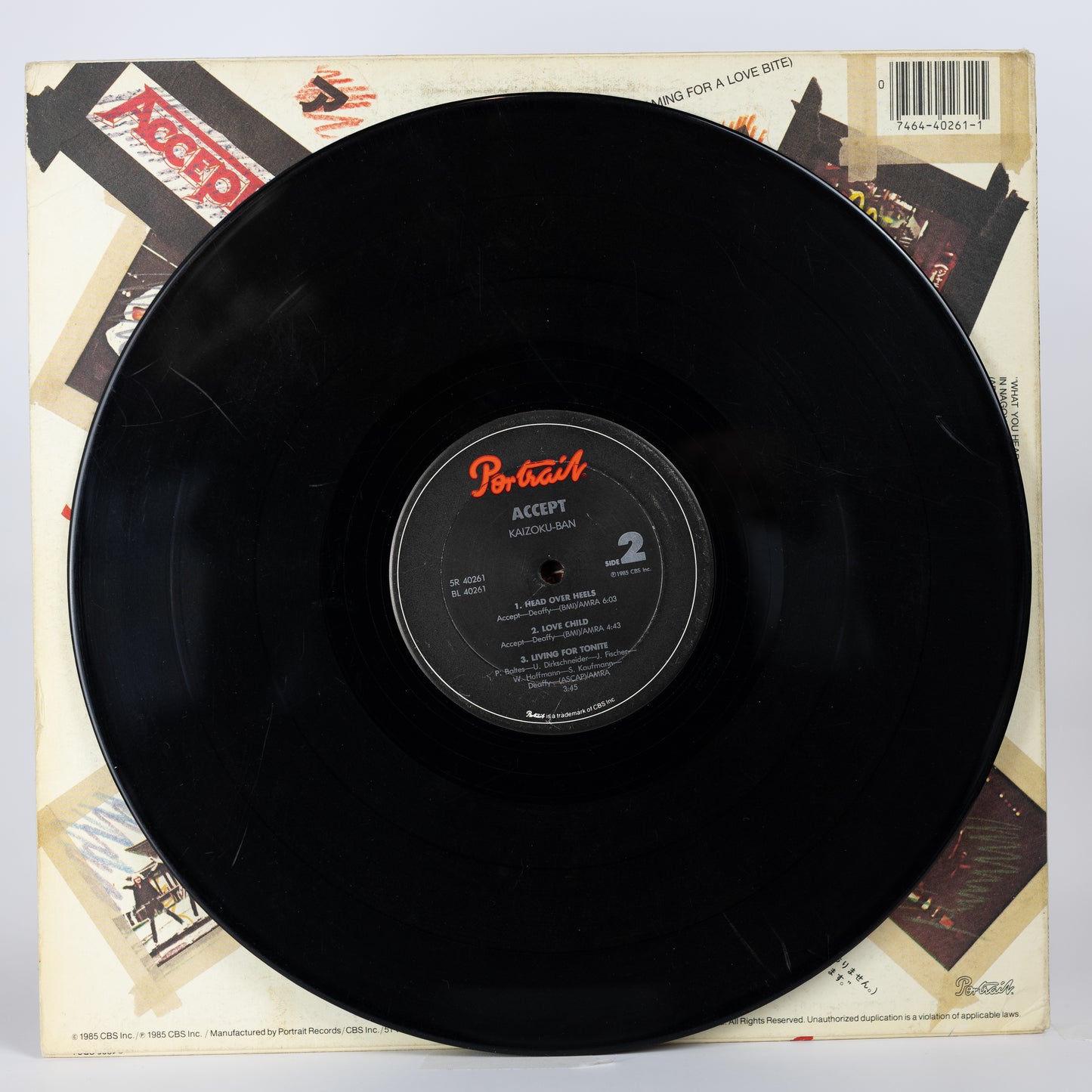 Accept – Kaizoku-Ban - 1985