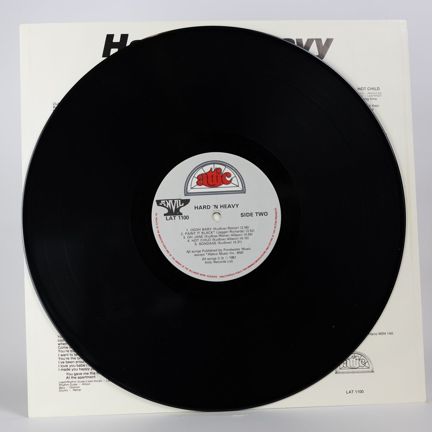 Anvil - Hard and Heavy - 1981