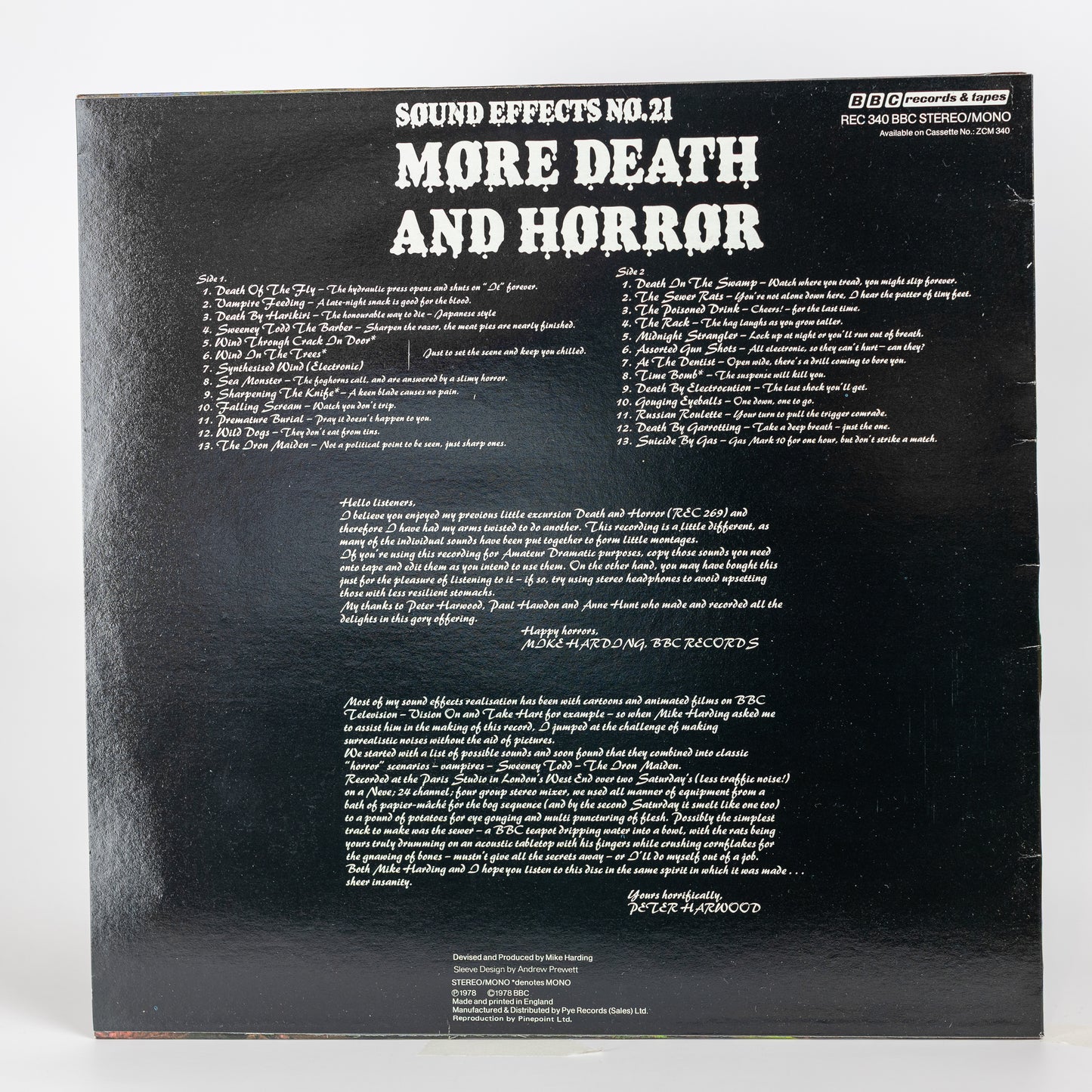 BBC Sound Effects No. 21 - More Death and Horror - BBC