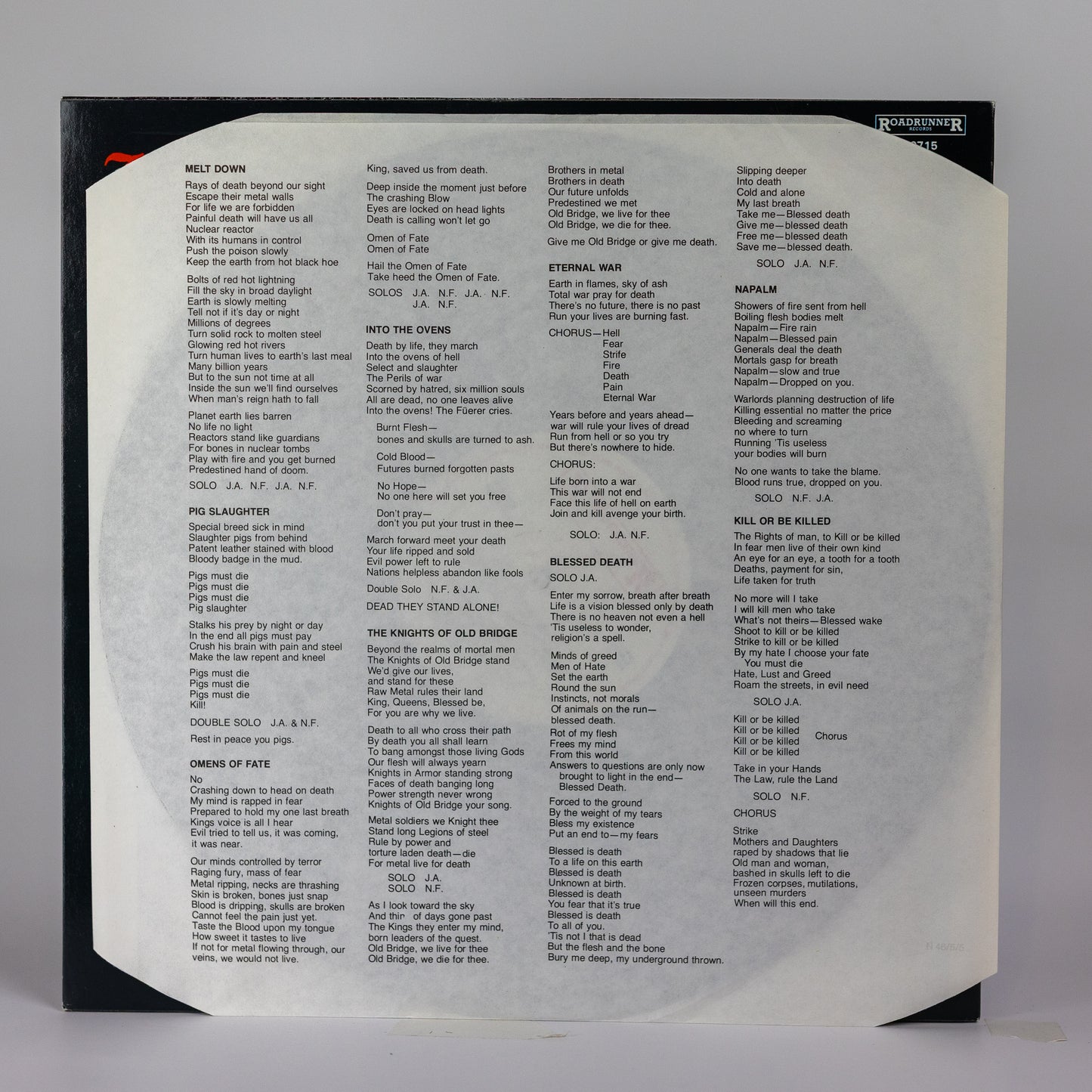 Blessed Death – Kill Or Be Killed - 1986