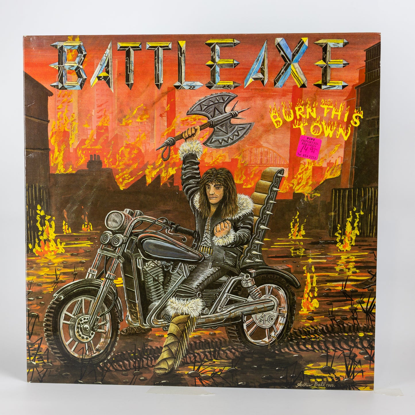 Battleaxe - Burn This Town - 1983