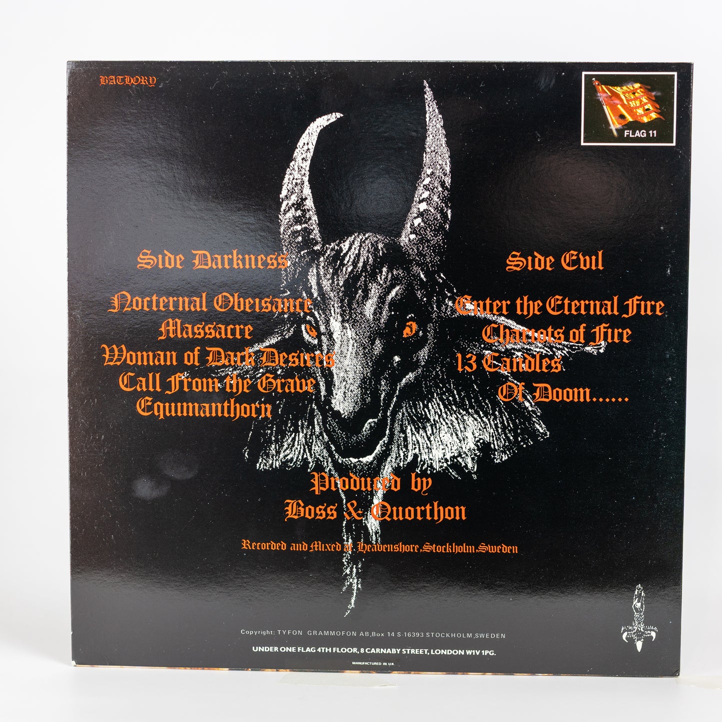Bathory – Under The Sign Of The Black Mark - 1987