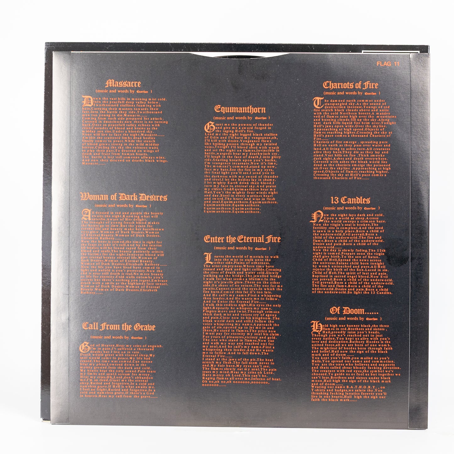 Bathory – Under The Sign Of The Black Mark - 1987