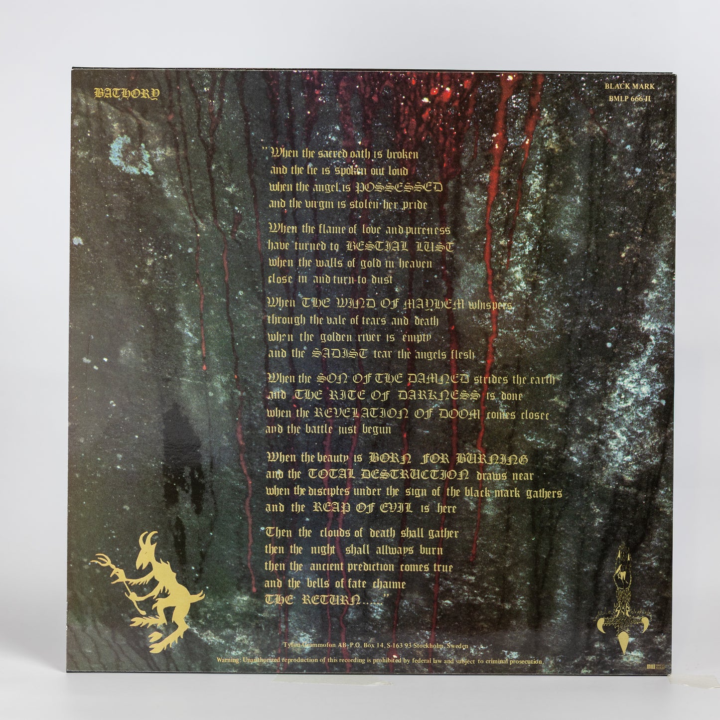 Bathory – The Return...... - 1985