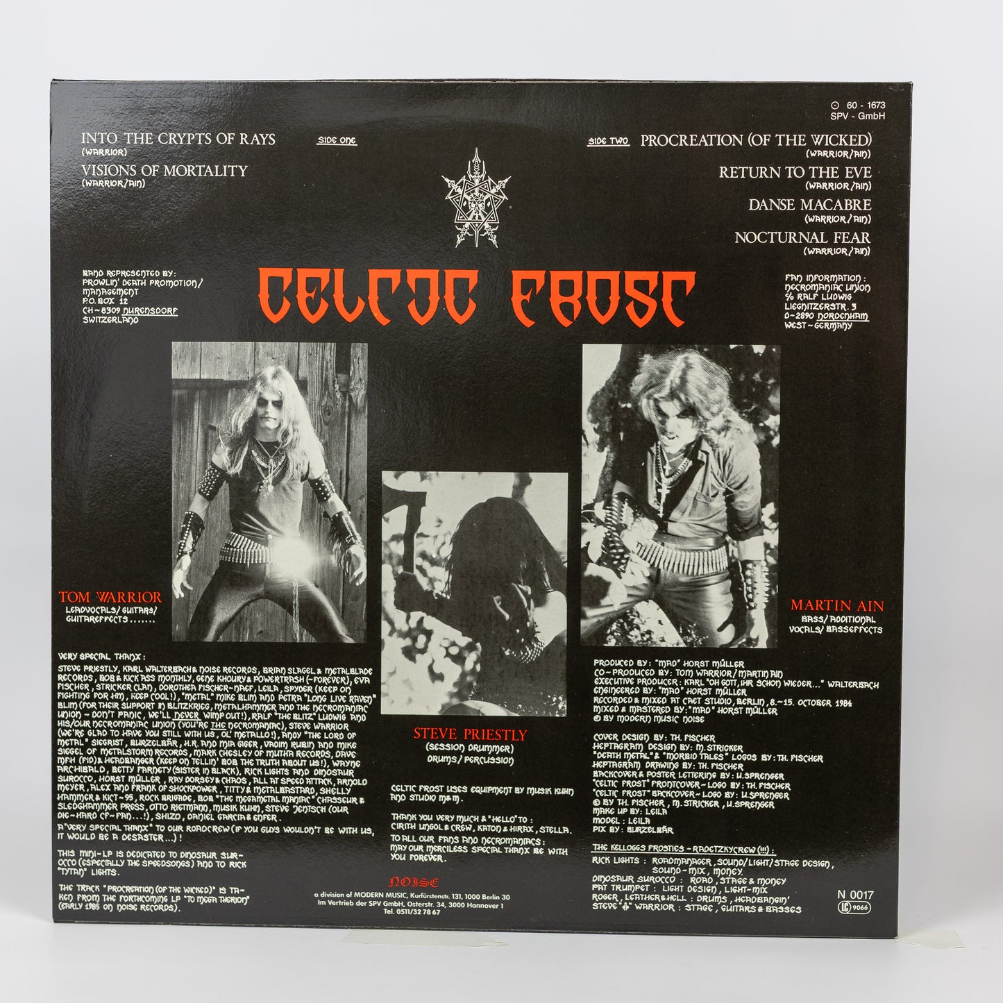 Celtic Frost – Morbid Tales - 1984