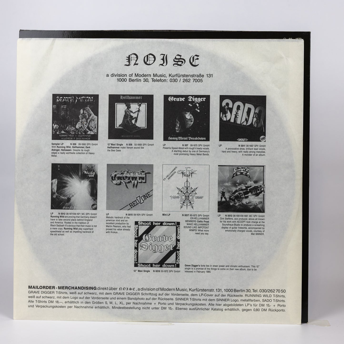 Celtic Frost – Morbid Tales - 1984