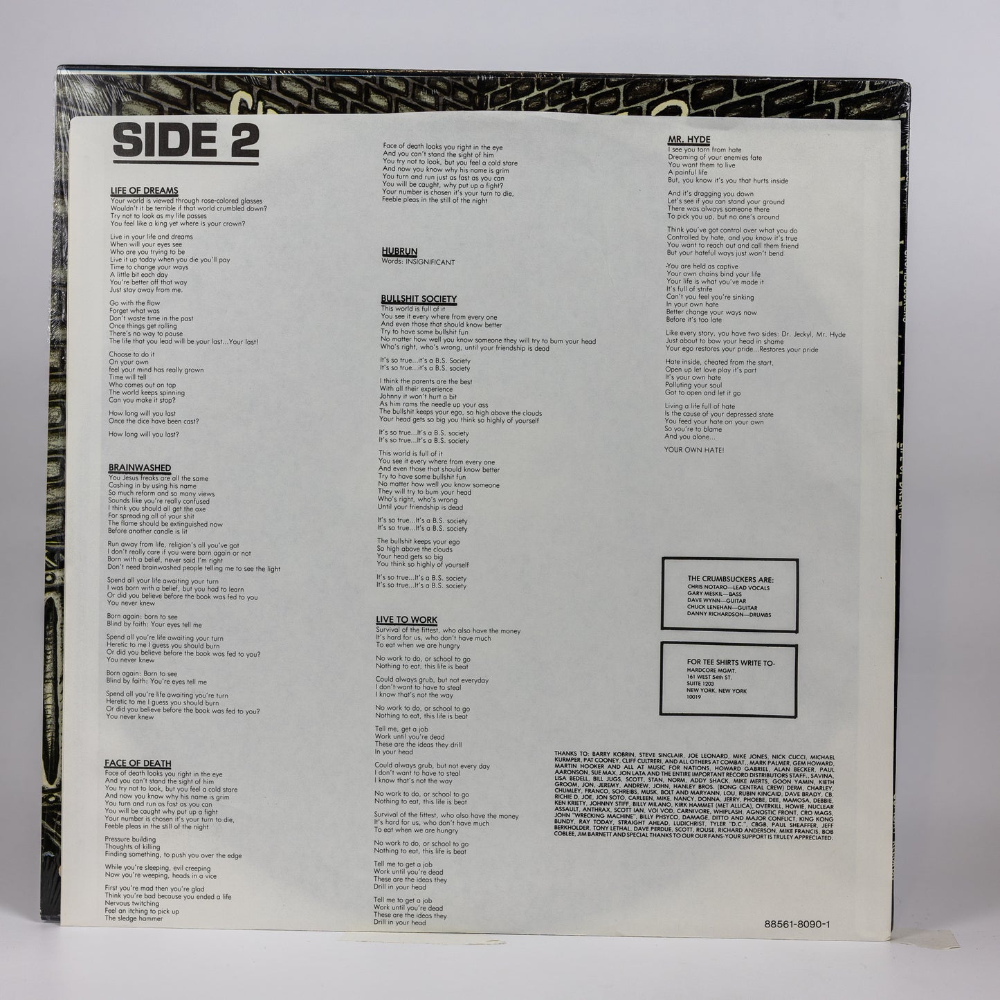 Crumbsuckers – Life Of Dreams - 1986