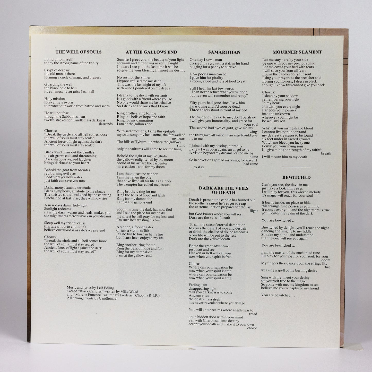 Candlemass – Nightfall - 1987