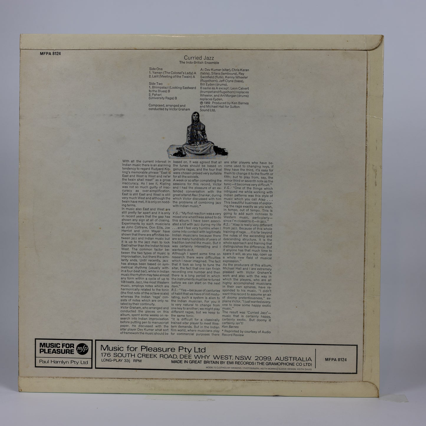 The Indo-British Ensemble – Curried Jazz - 1969