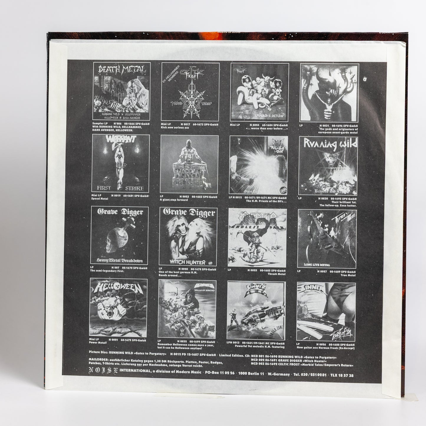 Deathrow – Riders Of Doom - 1986