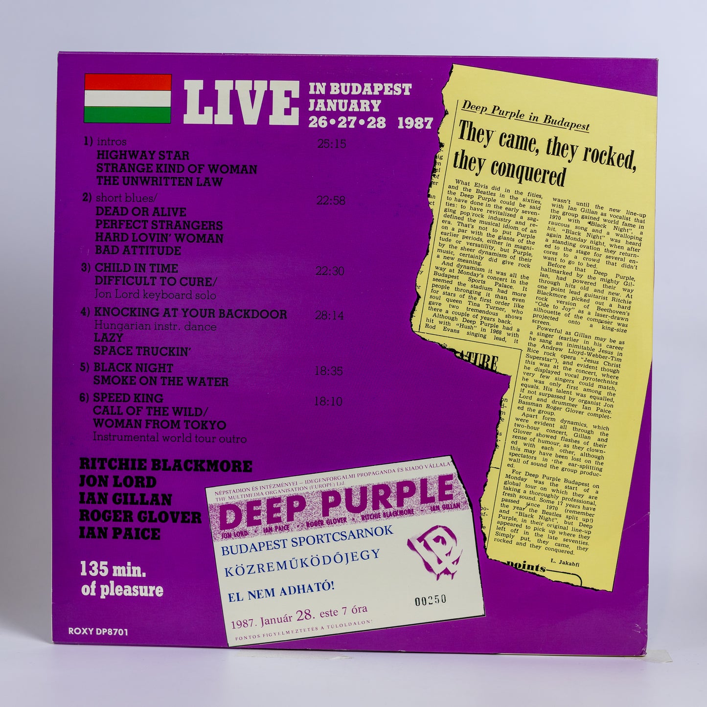 Deep Purple – Hungary Days (Live In Budapest January 1987)