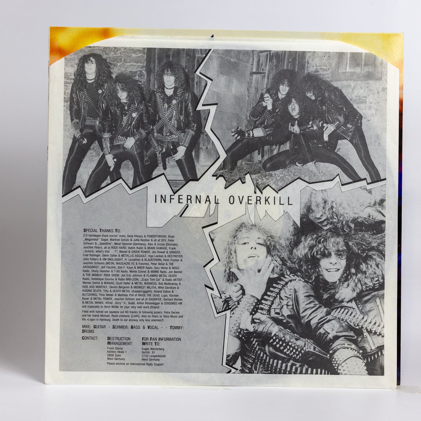 Destruction – Infernal Overkill - 1986