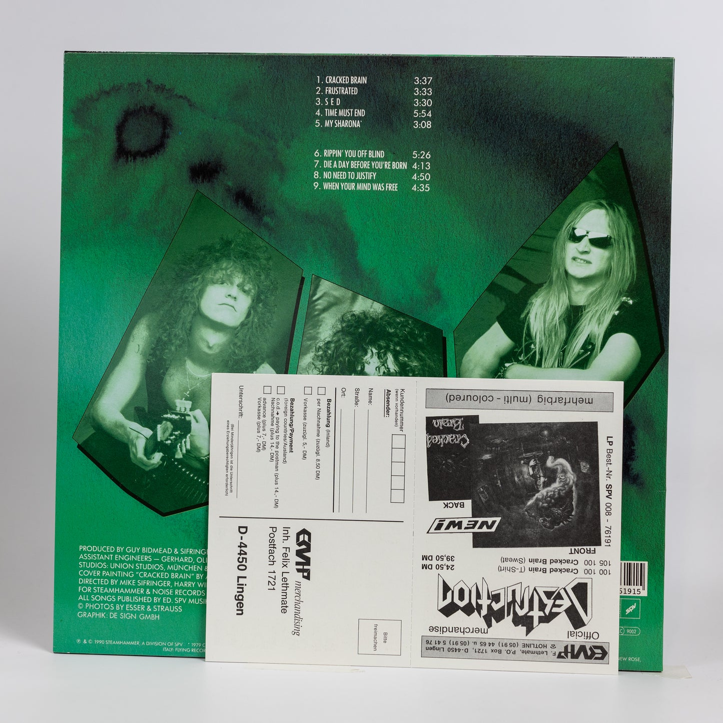 Destruction – Cracked Brain - 1990
