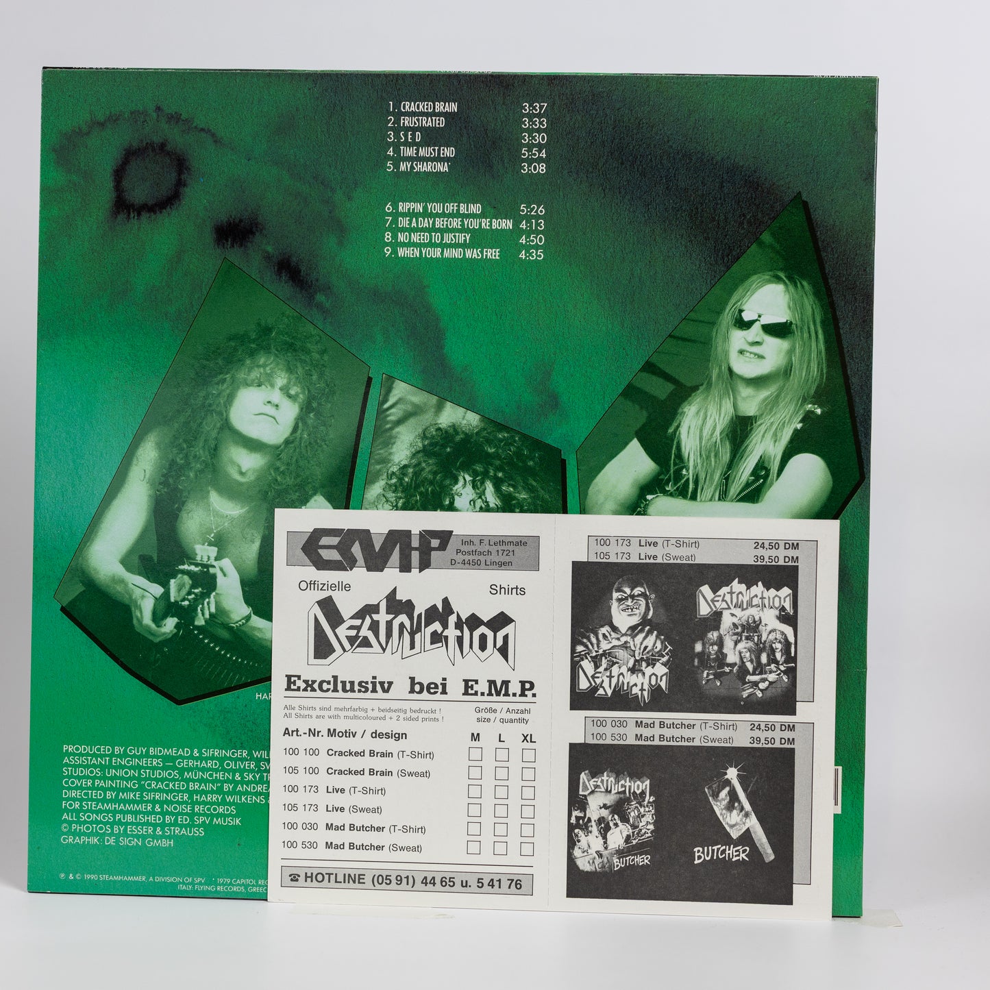 Destruction – Cracked Brain - 1990