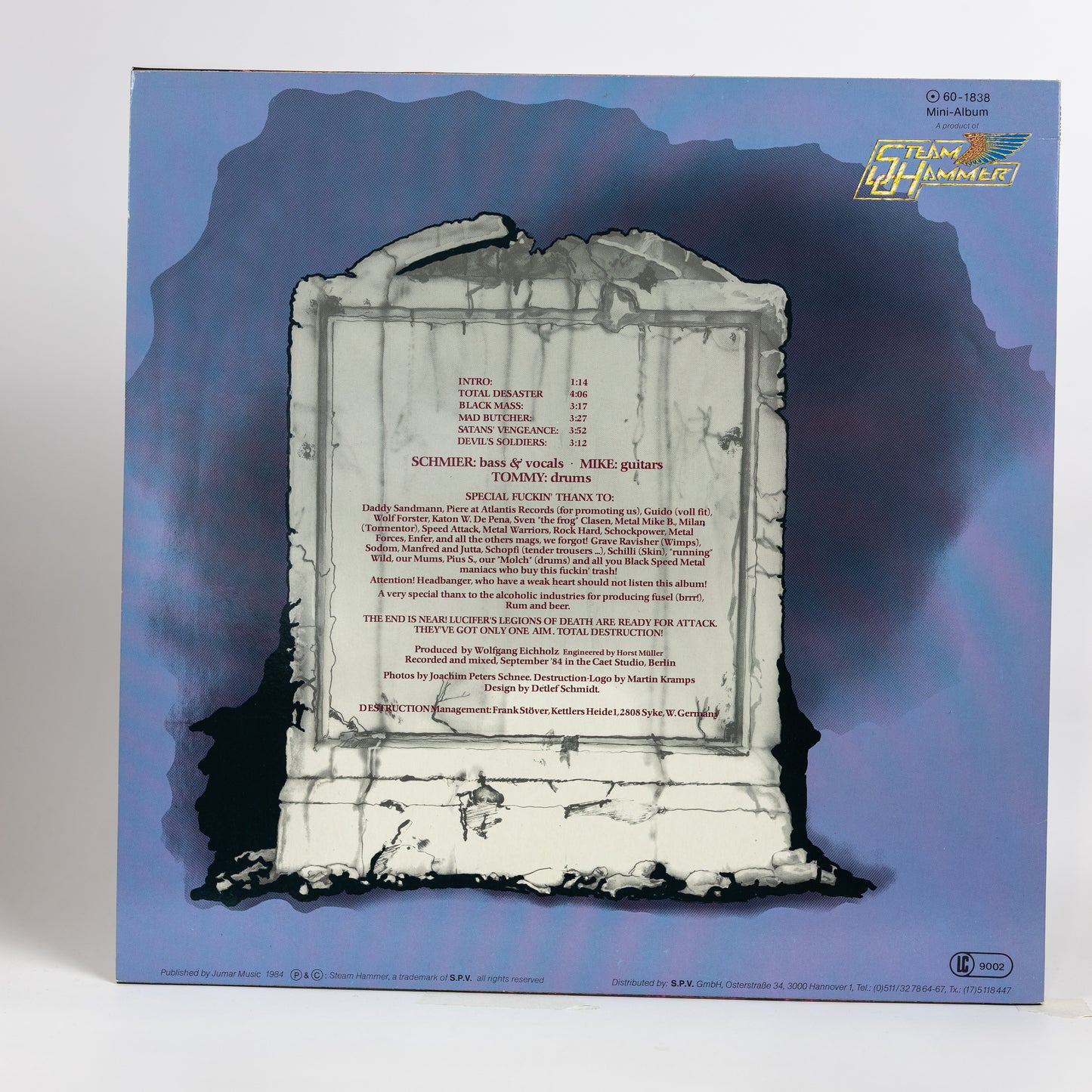 Destruction – Sentence Of Death - 1984