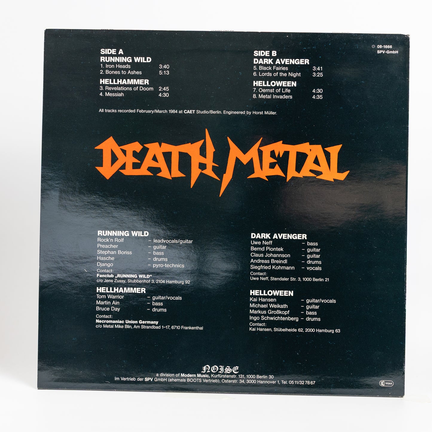 Death Metal - NOISE International Compilation - 1984