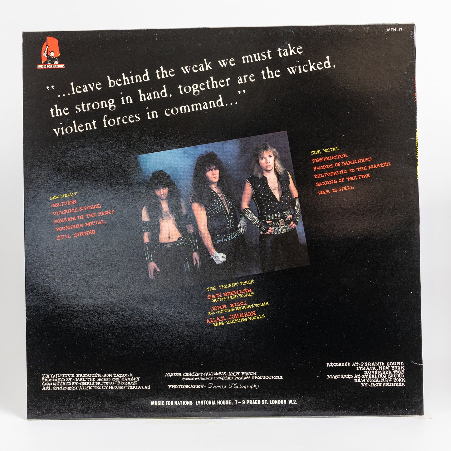 Exciter – Violence & Force - 1984