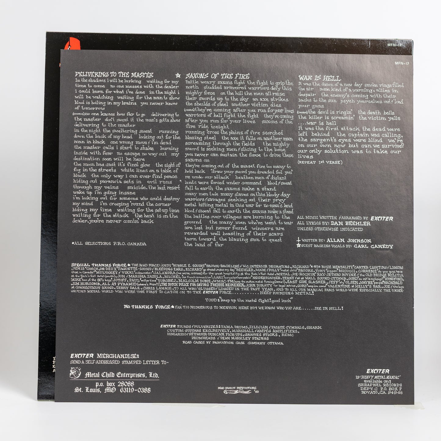 Exciter – Violence & Force - 1984