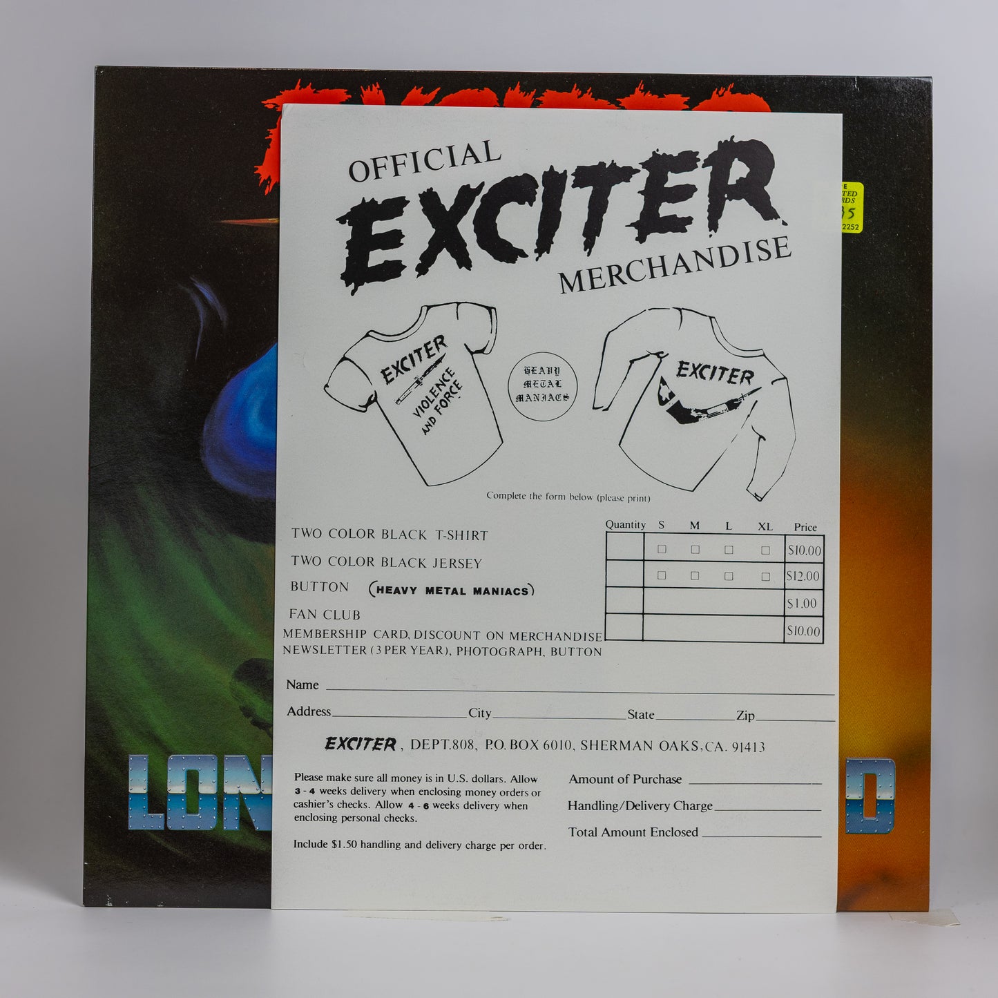 Exciter – Long Live The Loud - 1985