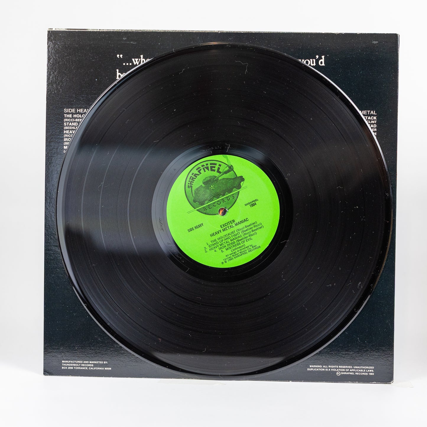 Exciter – Heavy Metal Maniac - 1983