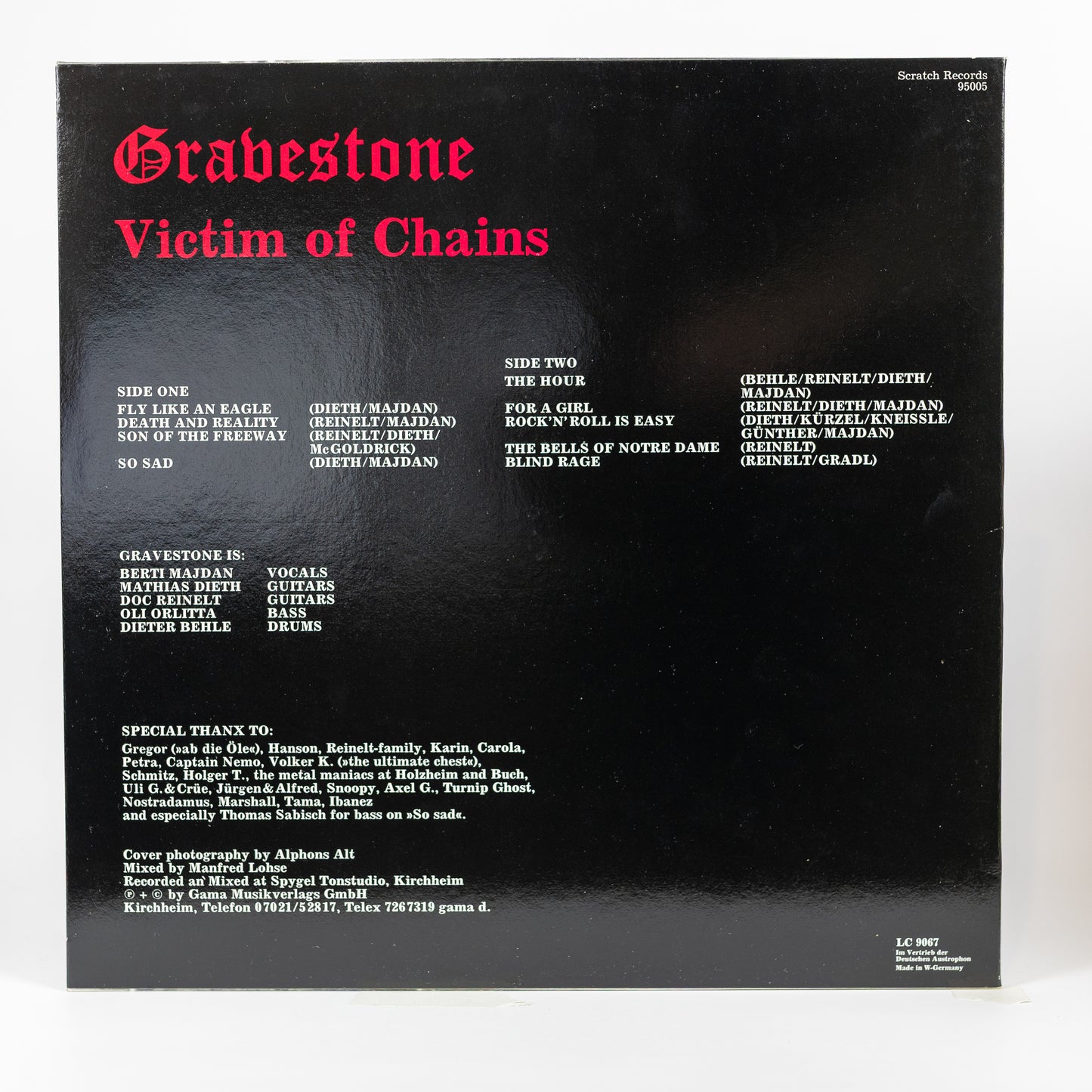 Gravestone – Victim Of Chains - 1984