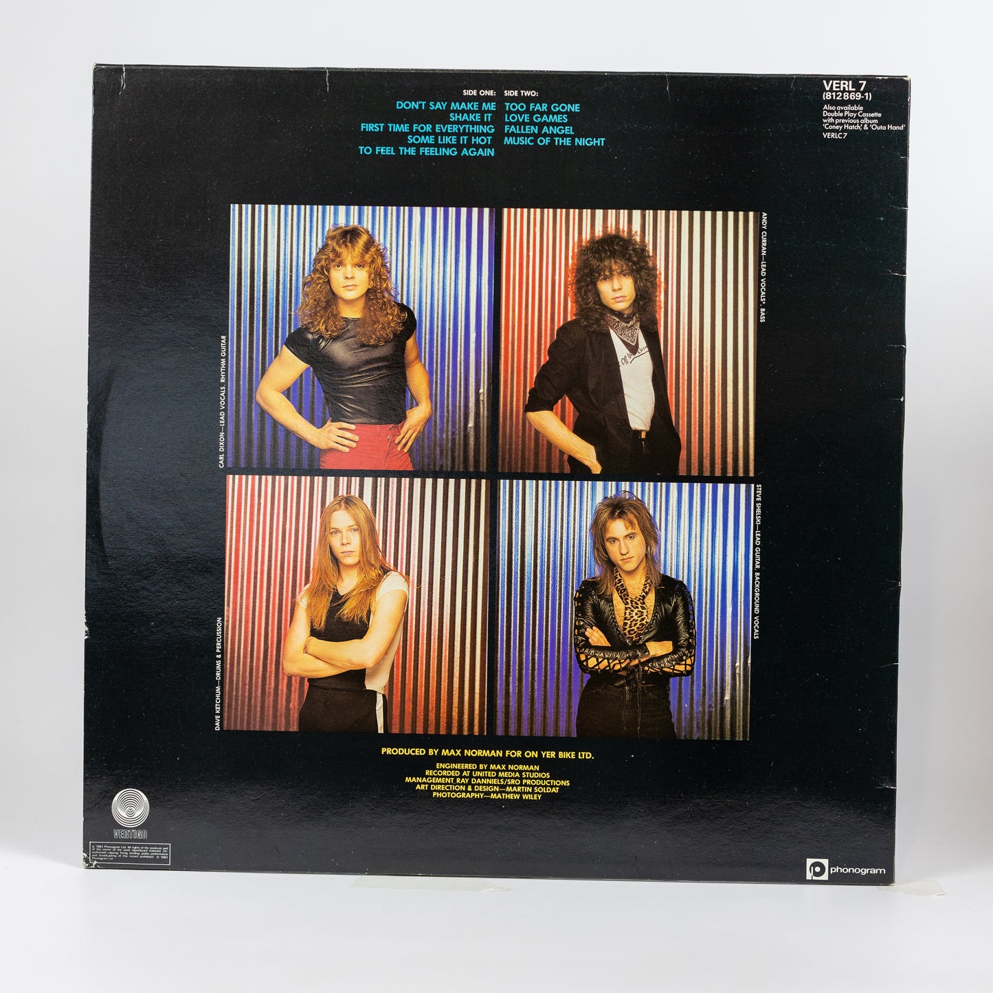 Coney Hatch – Outa Hand - 1983