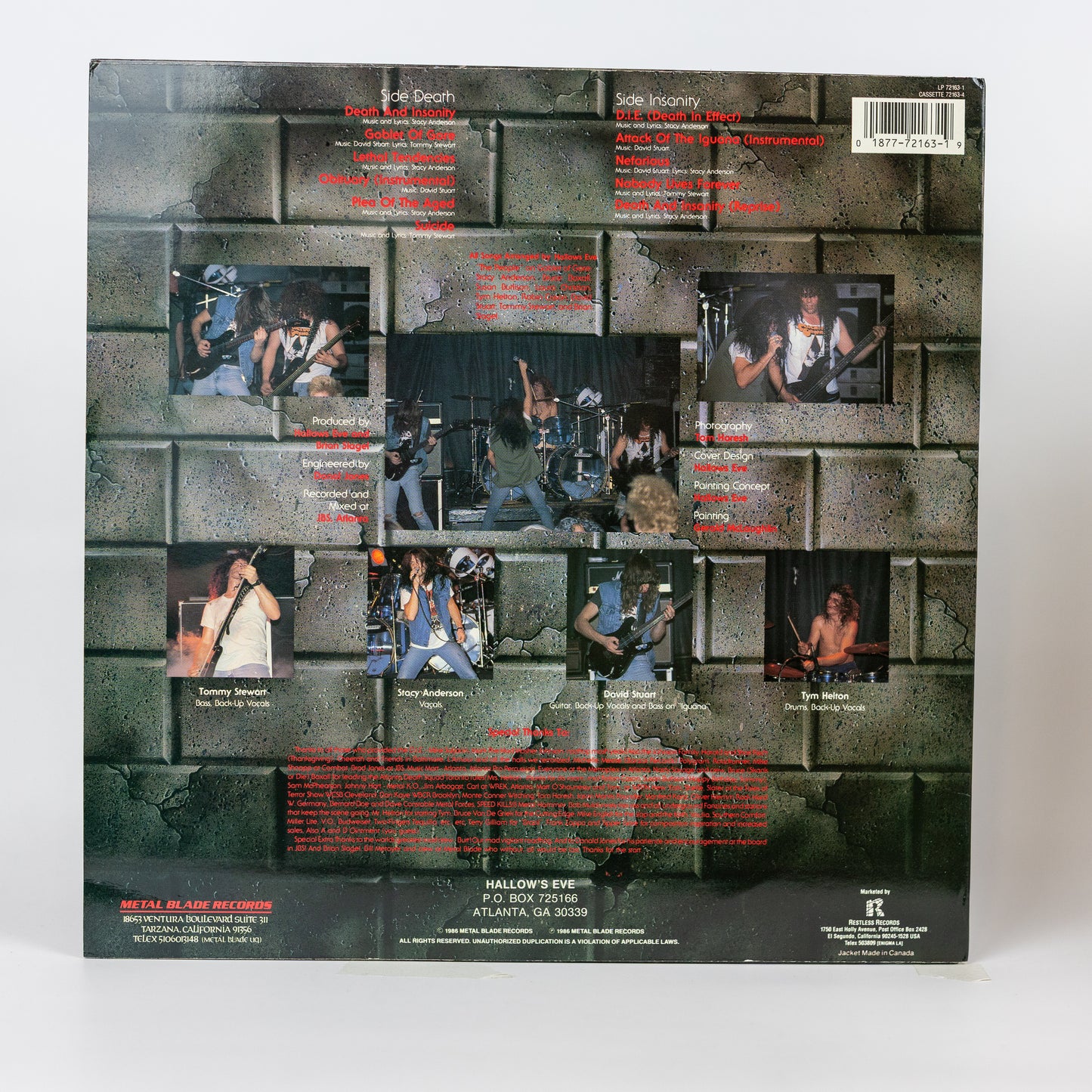 Hallows Eve – Death & Insanity - 1986