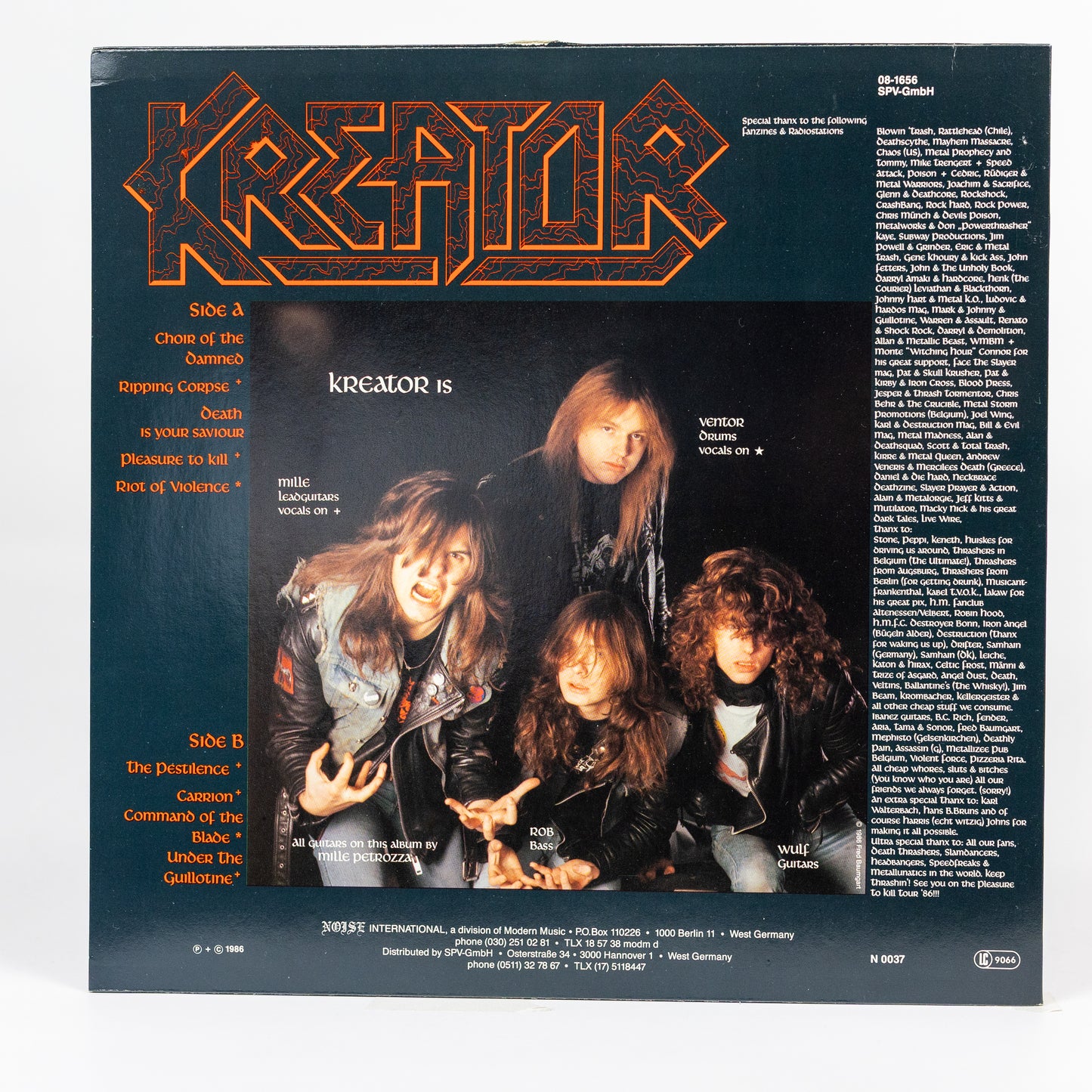 Kreator – Pleasure To Kill - 1986
