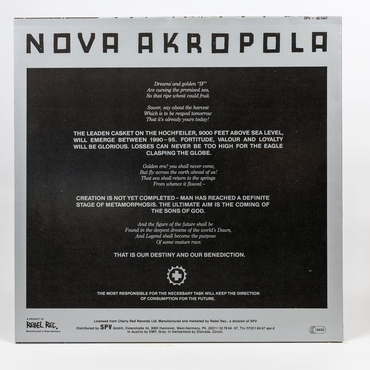 Laibach – Nova Akropola - 1986