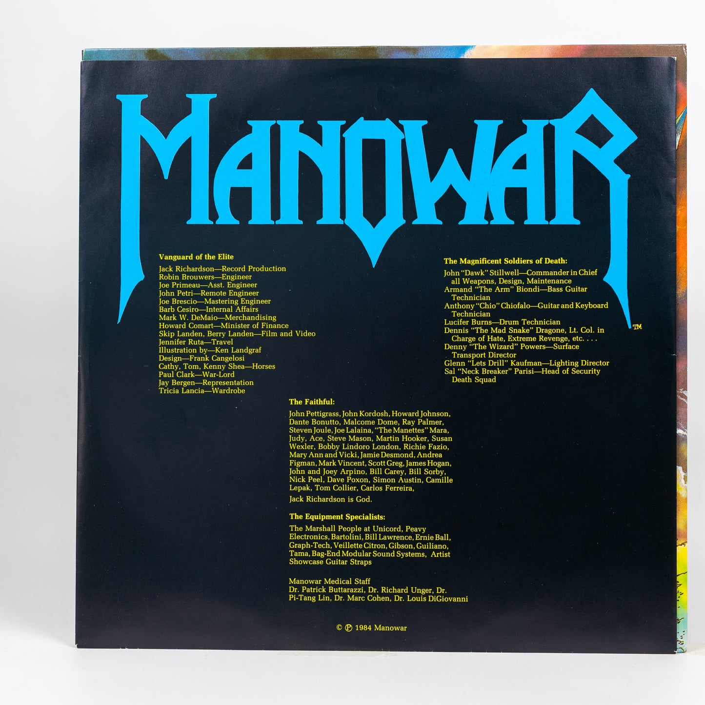 Manowar – Hail To England - 1984
