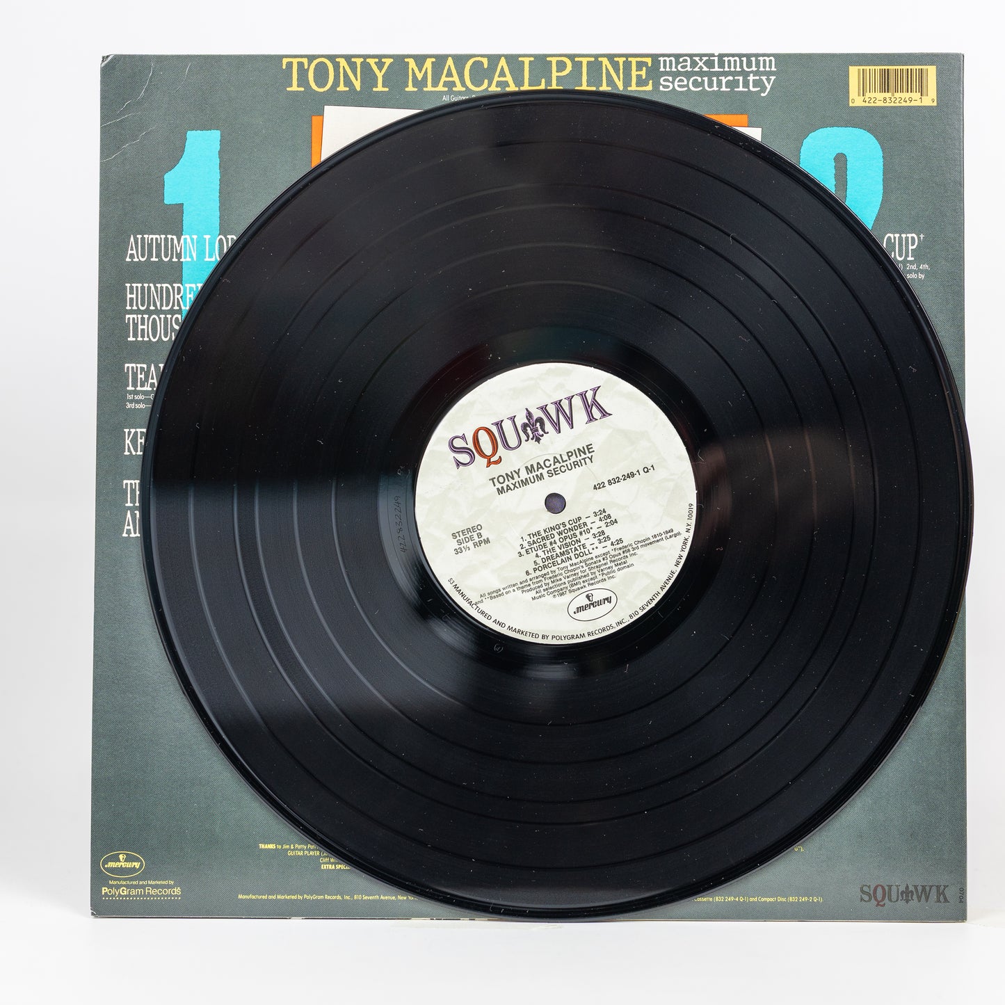 Tony MacAlpine – Maximum Security - 1987