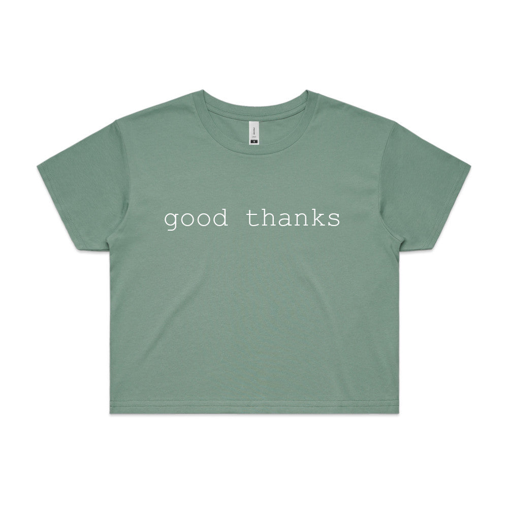 Good Thanks Refuge // Crop Top // In Stock