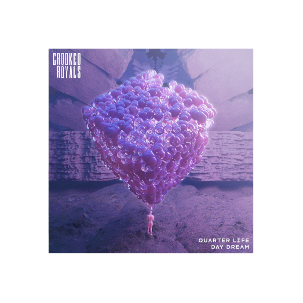 Crooked Royals – Quarter Life Daydream - Blue with Black Blob
