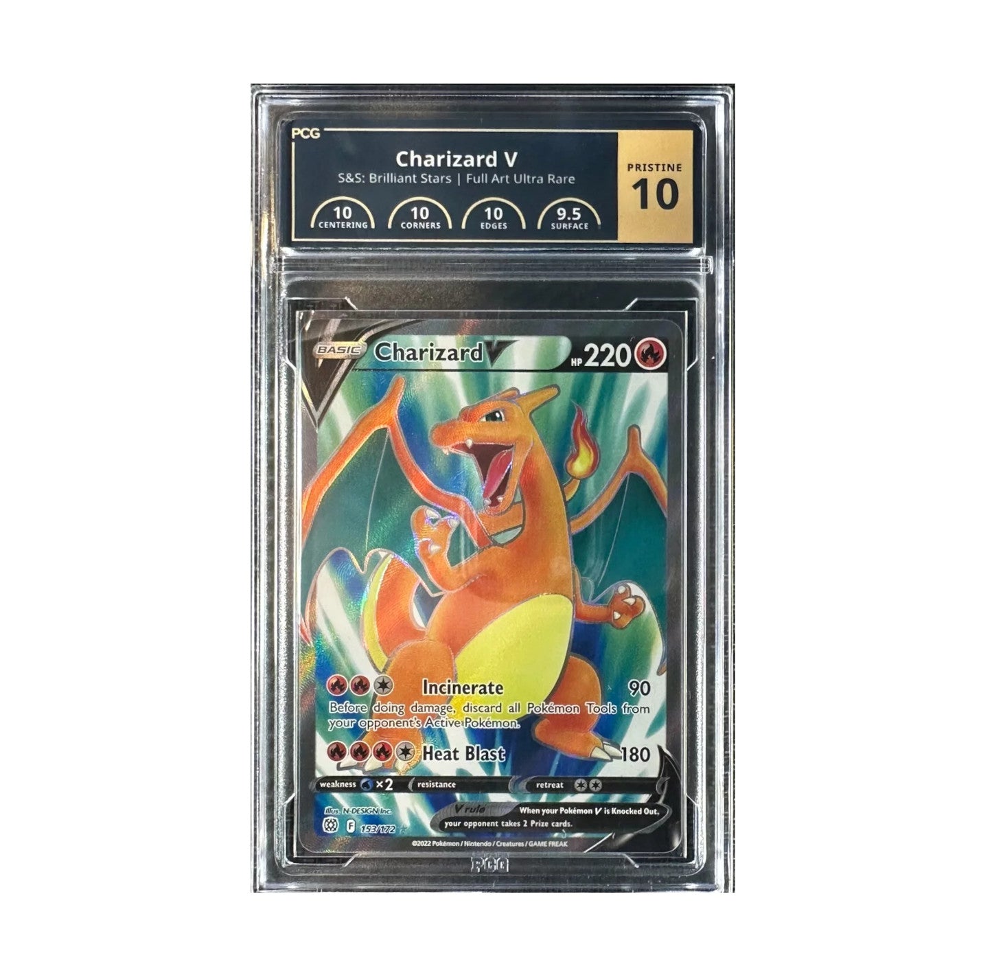 Charizard V Rare shipping Brilliant Stars