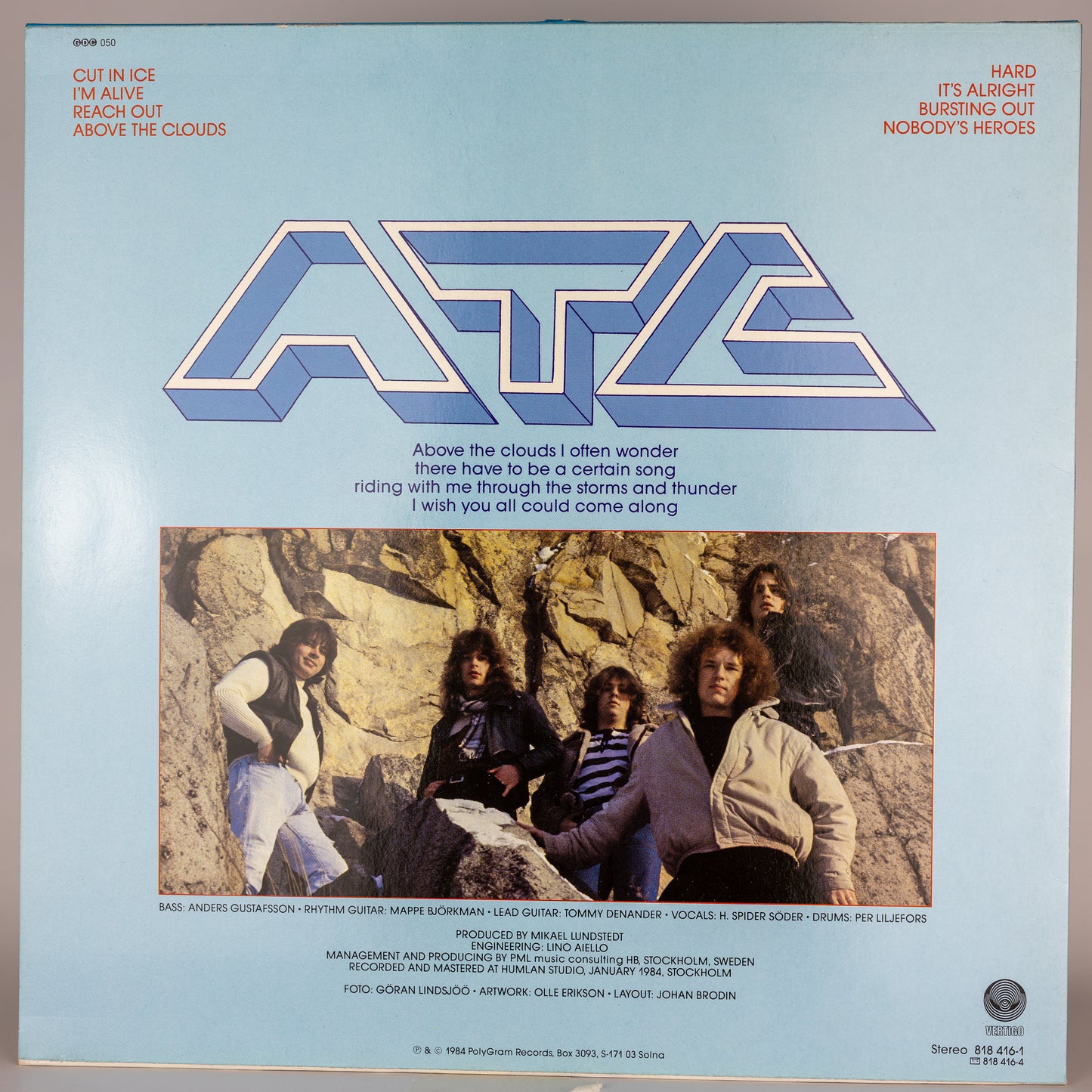 ATC - Cut In Ice - 1984