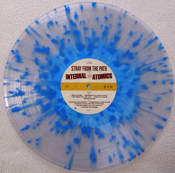 Stray From The Path – Internal Atomics - Clear Baby Blue Splattered