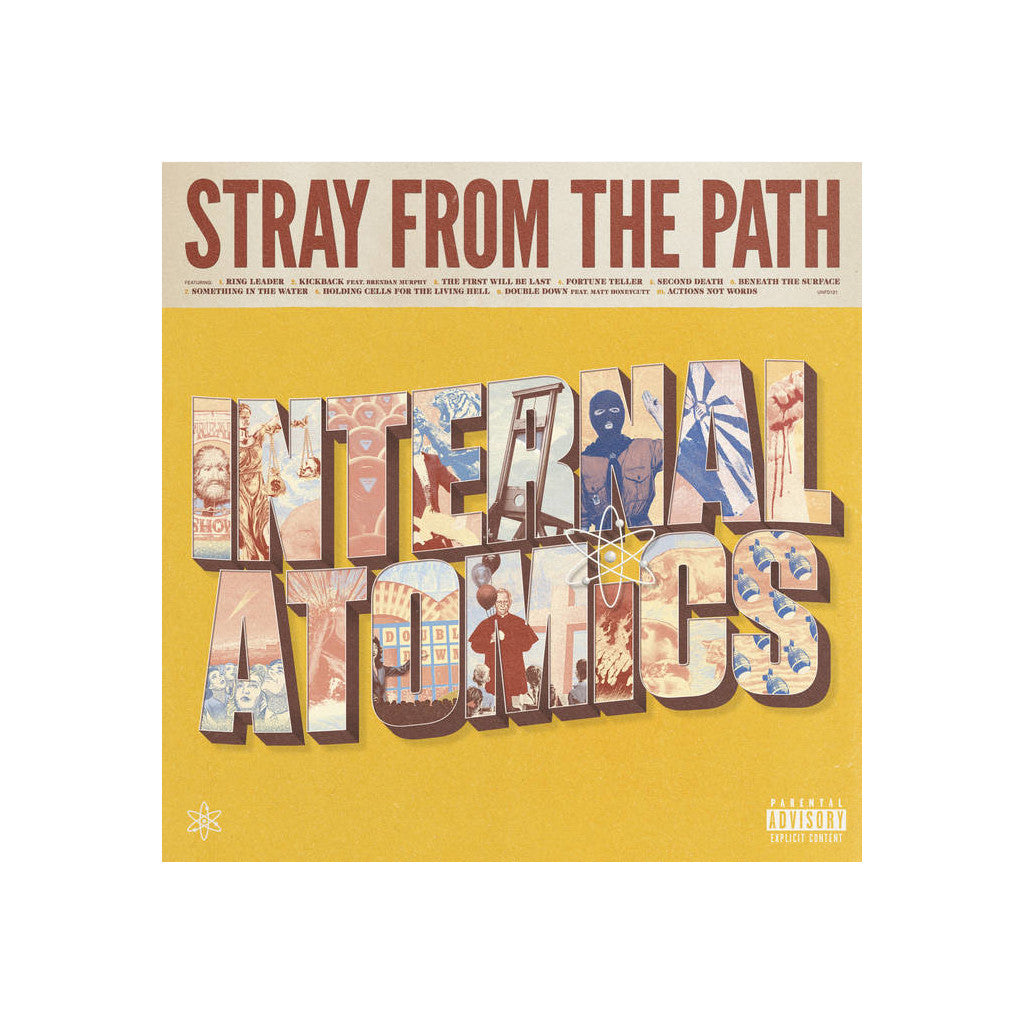 Stray From The Path – Internal Atomics - Clear Baby Blue Splattered