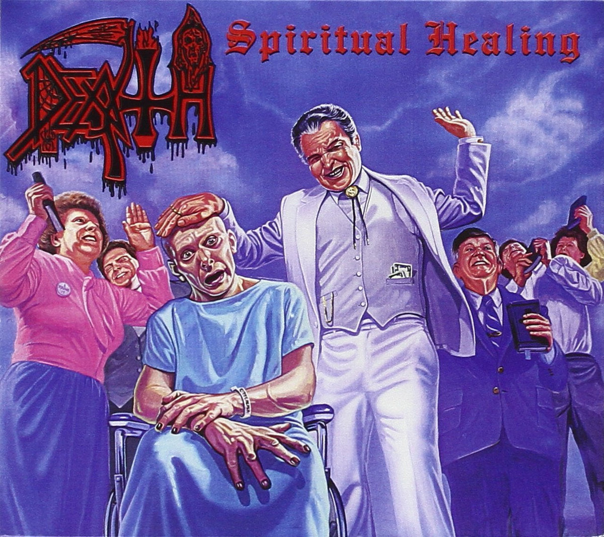 Death - Spiritual Healing - Pin Wheel Splatter