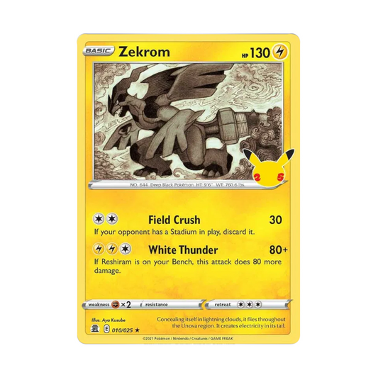 Celebrations - 010/025 Zekrom Holo Rare