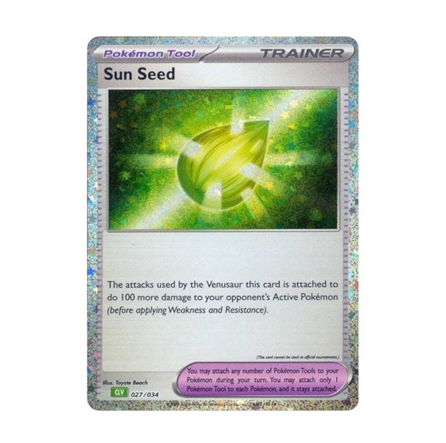 Promo Sun Seed 027/034 CLV Classic Collection Holo